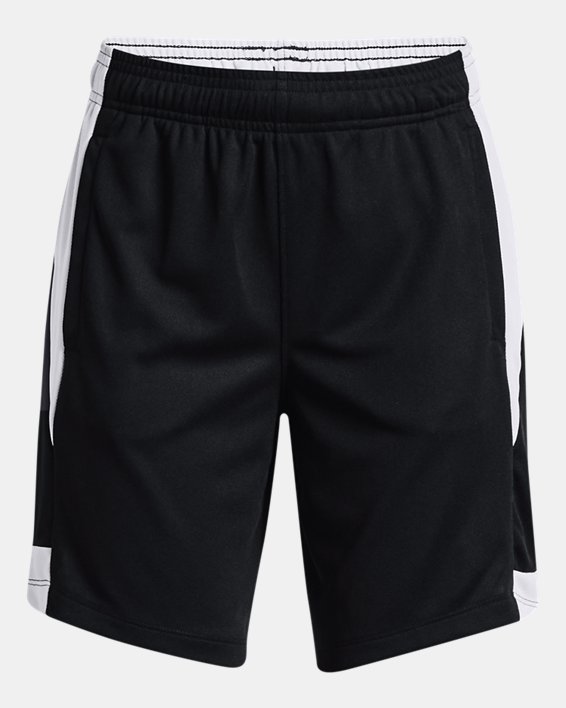 Girls' UA Baseline Shorts, Black, pdpMainDesktop image number 0